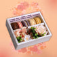 IWD Assorted Macarons & Flowers Gift Box (5 pieces)