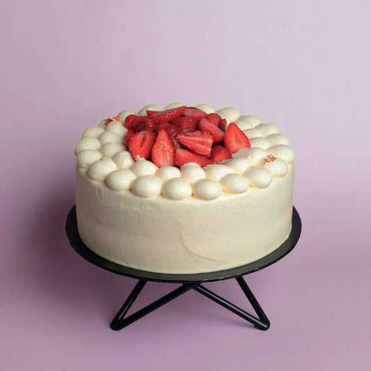 Strawberry Mousse Entremet 7 Inch